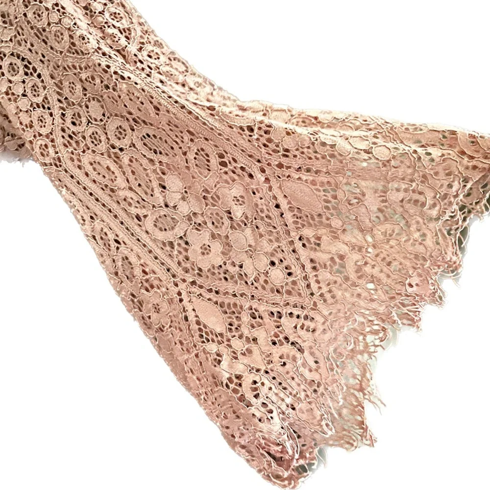 KIMONO 🌟 Long PINK Lace Kimono - Picture 3 of 6